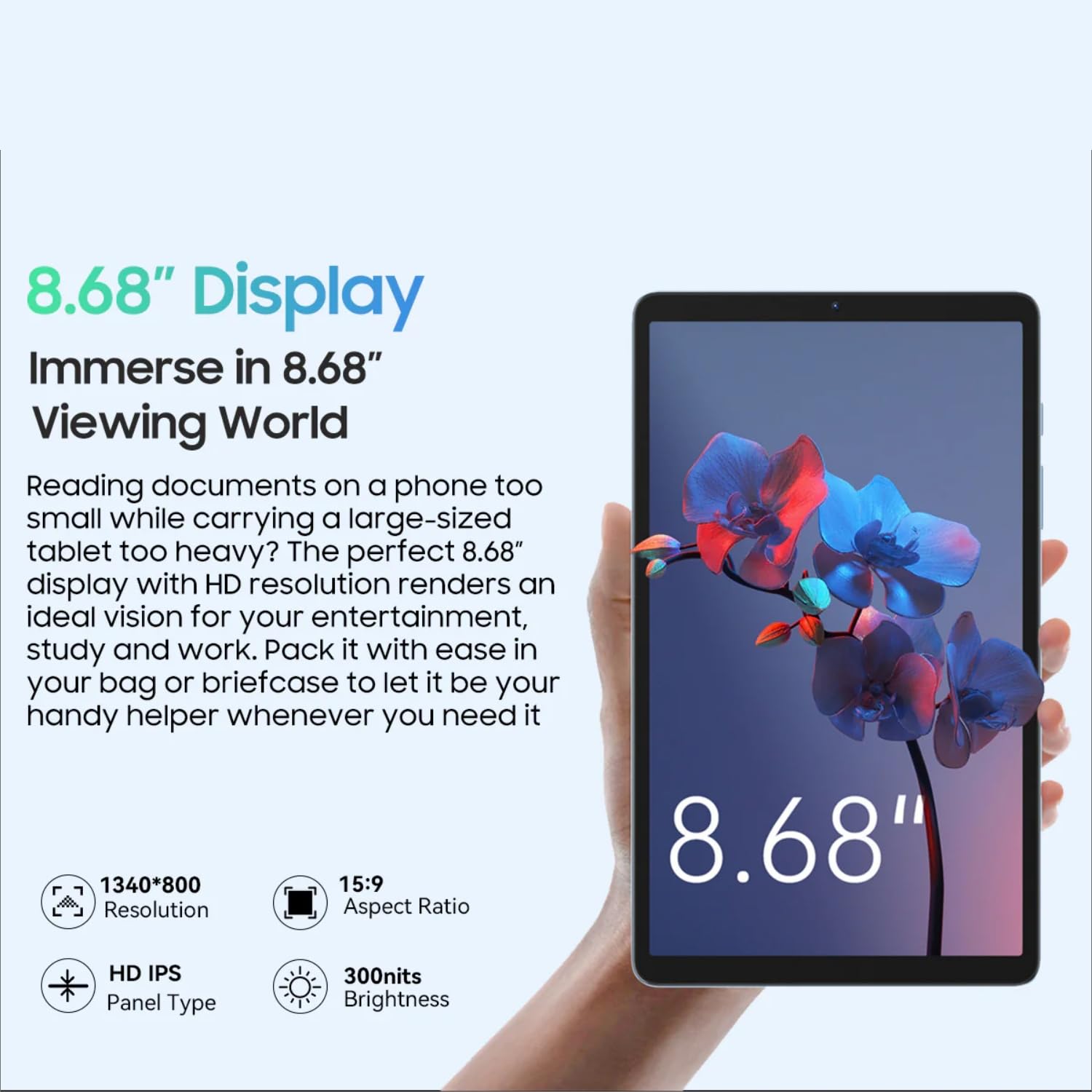 Androidタブレット本体 Blackview Tab 60 Iron Grey 6GB/128GB Blackview Tab 60 Wifi オクタコア 4+128GB WiFi 6 タブレット